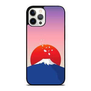 Mount Fuji Fujisan Honshu Japanese Aesthetic Vaporwave iPhone Case